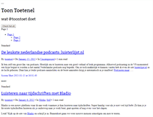 Tablet Screenshot of blog.toontoet.nl